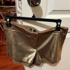 Sequence gold shorts